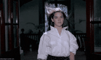 Jennifer Connelly Flies GIF
