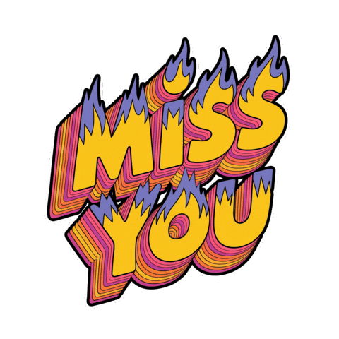 Miss You Wow Sticker by Seorang Zaki