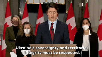 Justin Trudeau Ukraine GIF by GIPHY News
