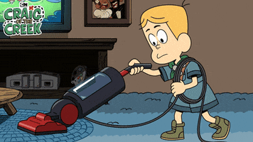 Vacuuming Craig Of The Creek GIF by Cartoon Network