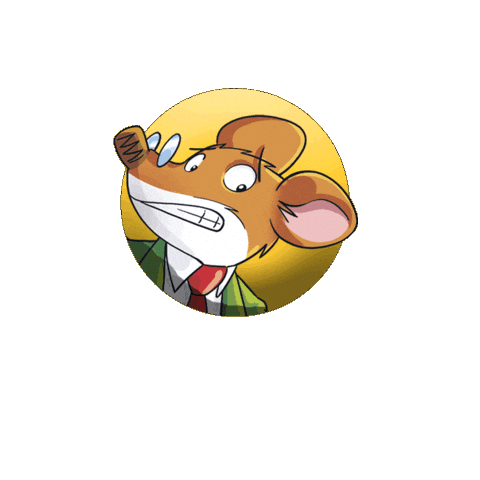 Cringe Sticker by Geronimo Stilton