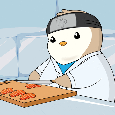 Fish Cooking GIF by Pudgy Penguins