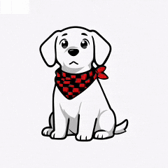 Happy Dog GIF by FlannelGo