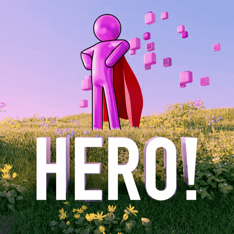 Superhero Hero GIF by ugh