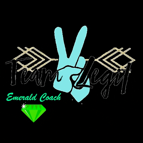 alesharose coach peace sign emerald team2legit GIF