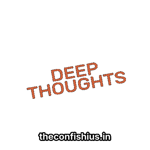 Koi Fish Thinking Sticker by TheConfishius