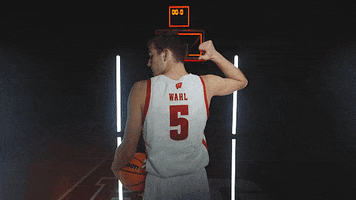 College Basketball Tyler GIF by Wisconsin Badgers