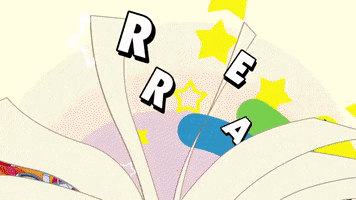 Reading Rainbow GIF by Looped