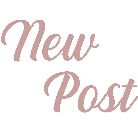 Pink New Post Sticker