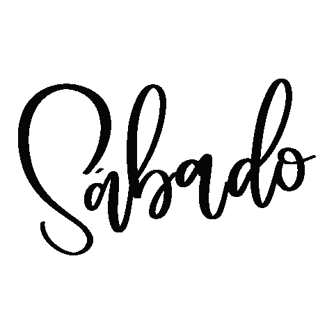 Fin De Semana Lettering Sticker