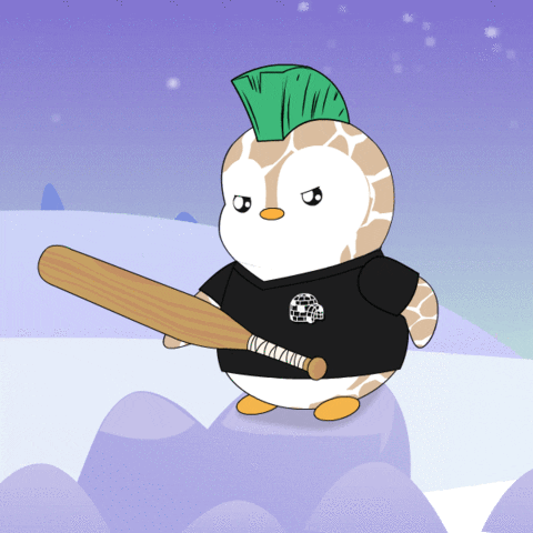 Fitness Baseball GIF by Pudgy Penguins