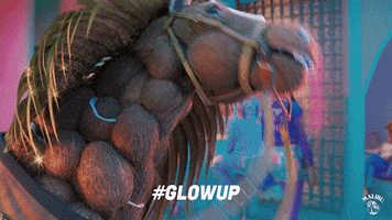 Horse Glow Up GIF by Malibu Rum