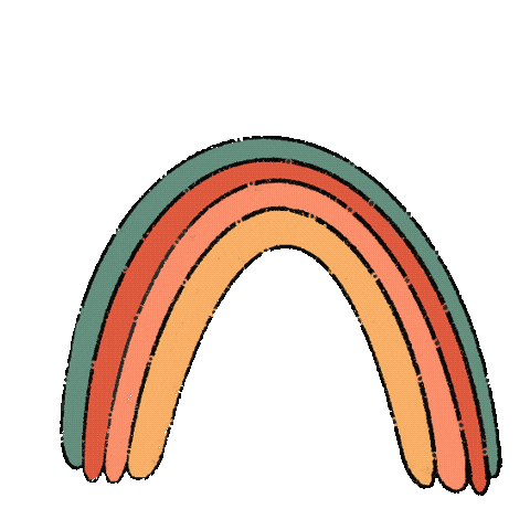 Happy Rainbow Sticker