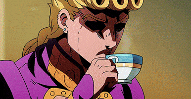Jojos Bizzare Adventure Tea GIF