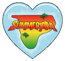 Summer Jam Love Sticker by Reggaeville.com