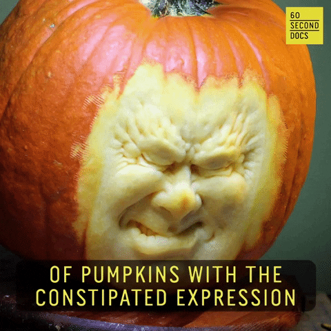 Pumpkin Pooping GIF by 60 Second Docs - Find & Share on GIPHY