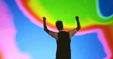 Happy Rainbow GIF by Matt Berninger