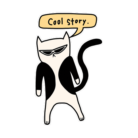 Tuxedo Cat Ok Sticker by Rocketpong