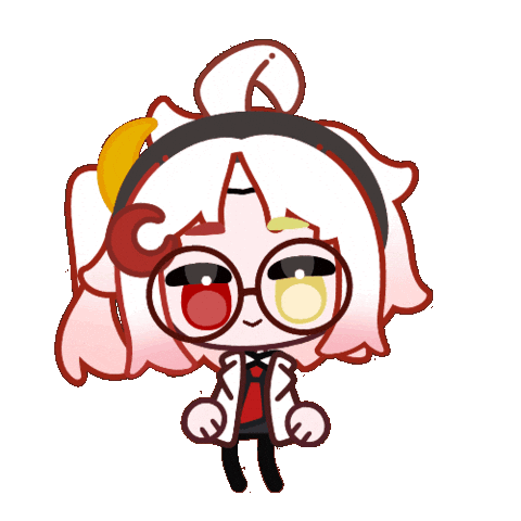 Red Moon Laboratory Sticker