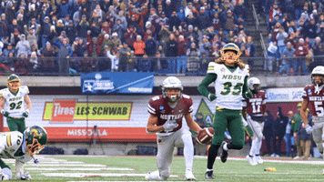Football Spiderman GIF by Montana Grizzlies