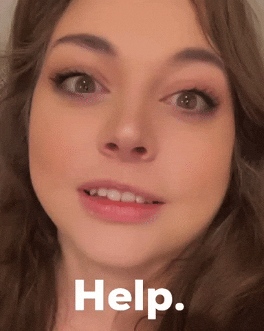 Help Me Cara GIF