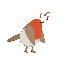 Happy Bird Sticker