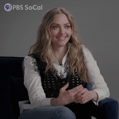 Amanda Seyfried Laughs GIF by PBS SoCal