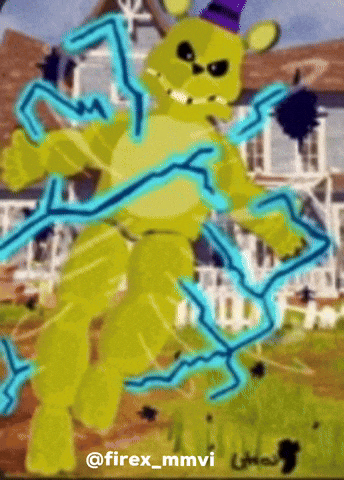 Wally West Golden Freddy GIF