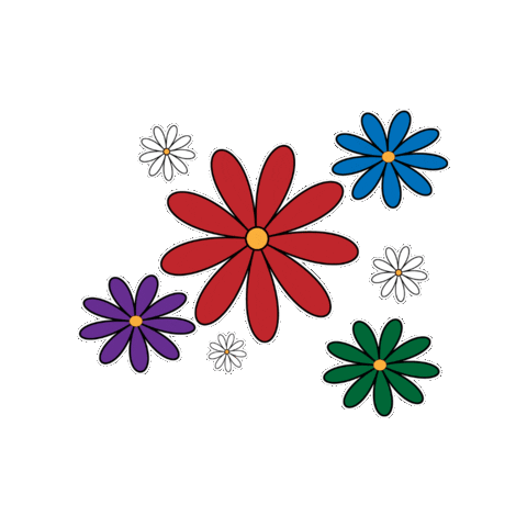 Flower Sticker