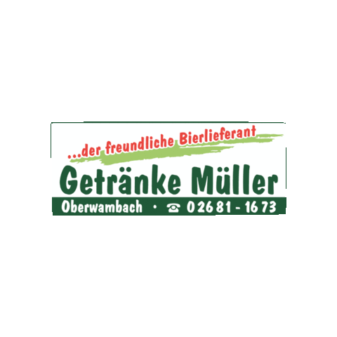 Getränke Müller Sticker