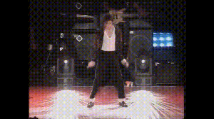 Michael Jackson Moonwalk Gif