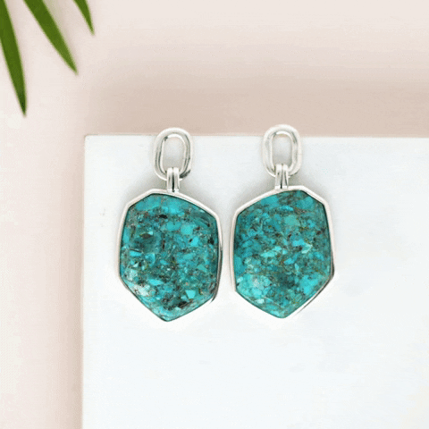 Earrings Turquoise GIF by Jewelry Television