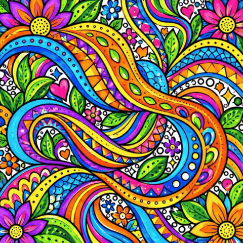 Design Animation Psychadelic GIF
