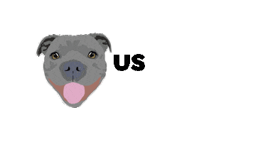 Staffy Sticker by Two Tibetans Digital