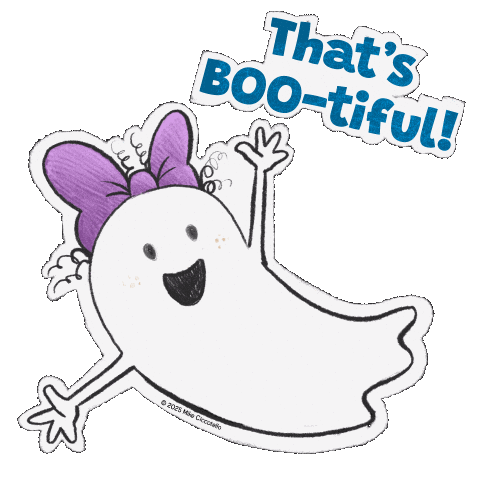 Halloween Ghost Sticker by Draw with Mr. Mike