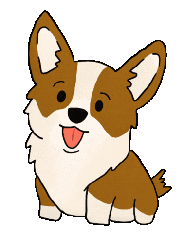 Dog Hello Sticker
