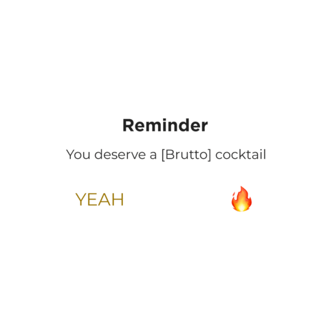 Brutto Restaurant Sticker