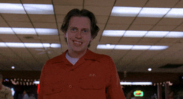 happy steve buscemi GIF