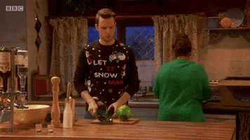 Christmas Jumper Cooking GIF by Mischief