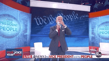 Joe Biden Mask GIF by ABC News