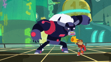 fight jump GIF by Cartoon Hangover