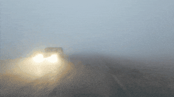 Driving In Fog GIF