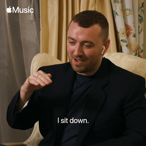 Relaxing Sam Smith GIF by Apple Music