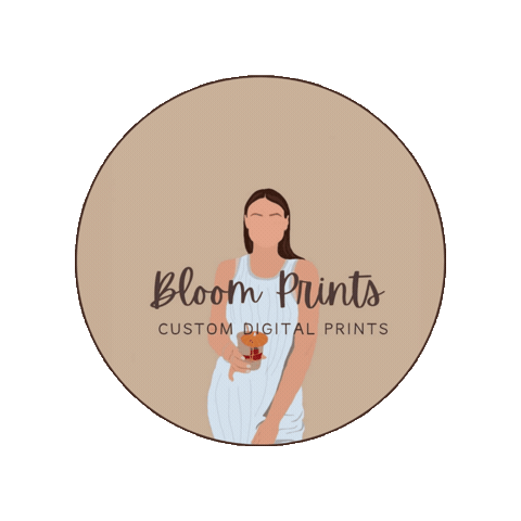 Illustration Bloom Sticker