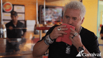 Guy Fieri Eating GIF by Carnival Cruise Line