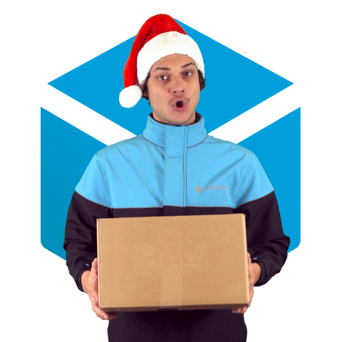 Chronopost christmas gift delivery noel GIF