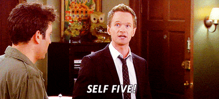 high five how i met your mother GIF