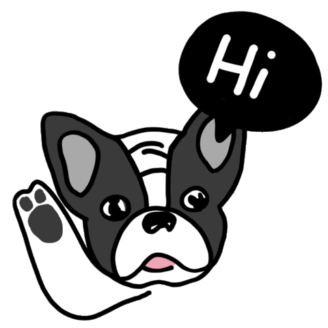 Dog Hello Sticker by Ivo Adventures for iOS & Android | GIPHY