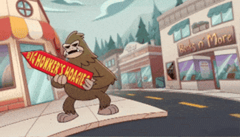 Bigfoot Sasquatch GIF by SpindleHorse