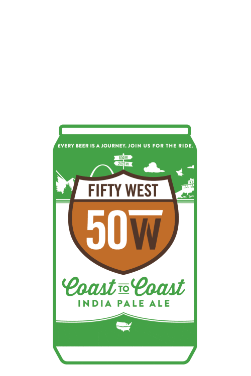 Fifty West Brewing Sticker